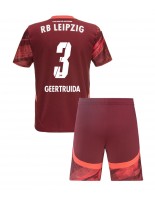 RB Leipzig Lutsharel Geertruida #3 Bortedraktsett Barn 2024-25 Korte ermer (+ bukser)